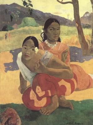 Paul Gauguin When will you Marry (Nafea faa ipoipo) (mk09) oil painting image